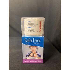 BRAND NEW Safer Lock Live Safer Medicine Bottle ORIGINAL BOX